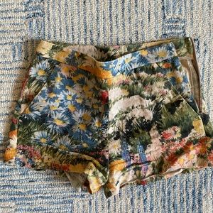 Red Valentino floral shorts